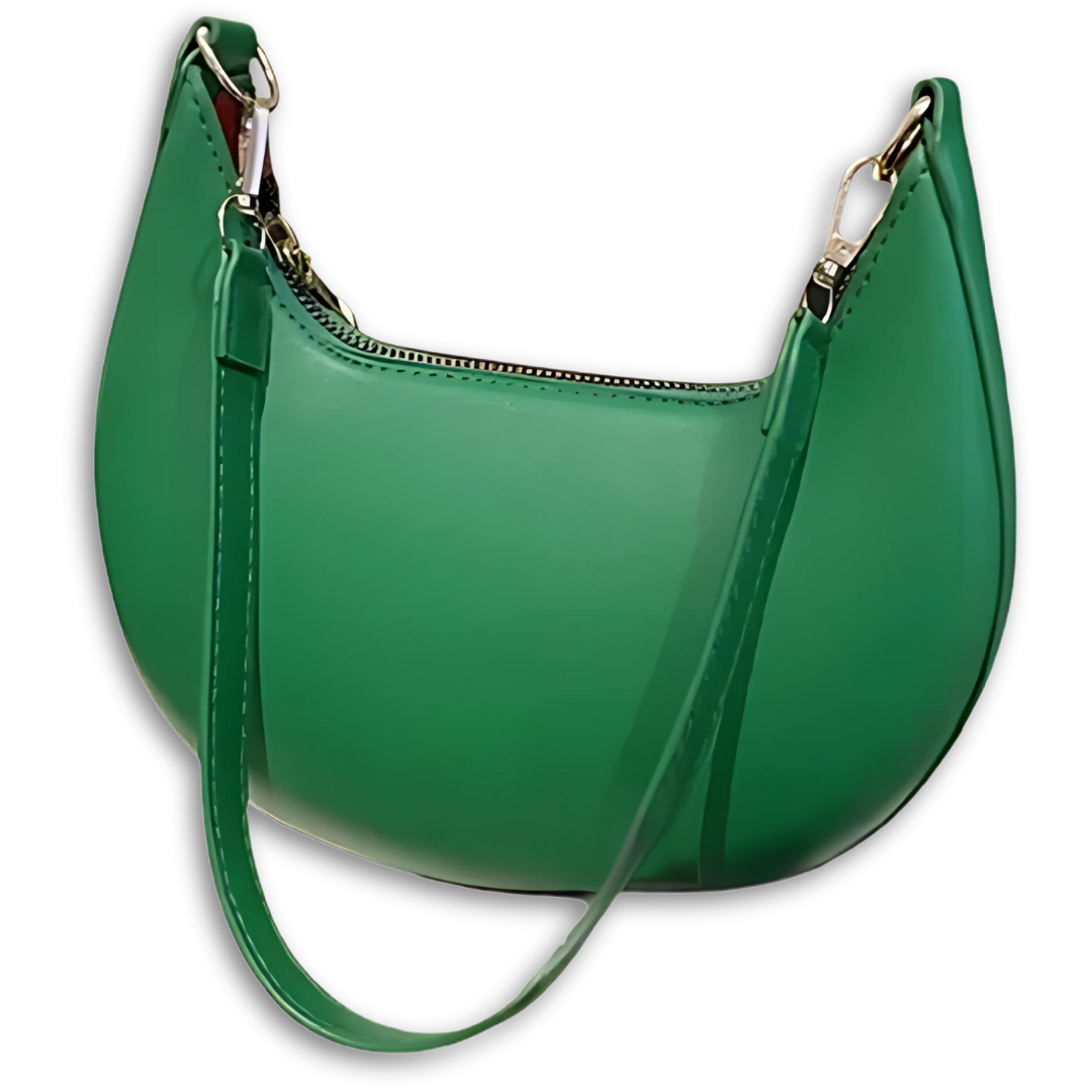 Sac demi-lune vert — Bélarice Comète