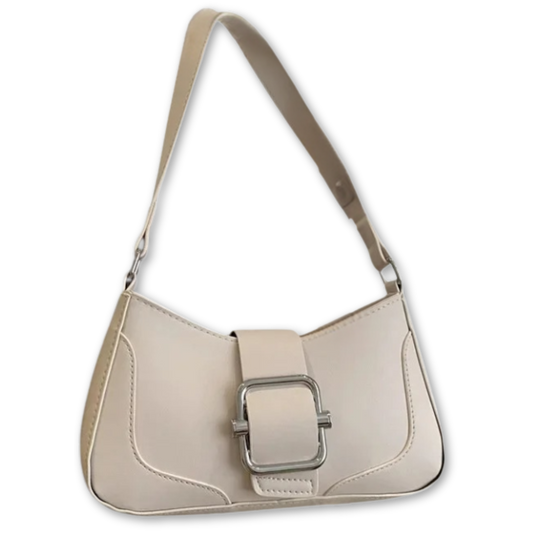 Sac porté épaule beige clair — Belarice Nacre