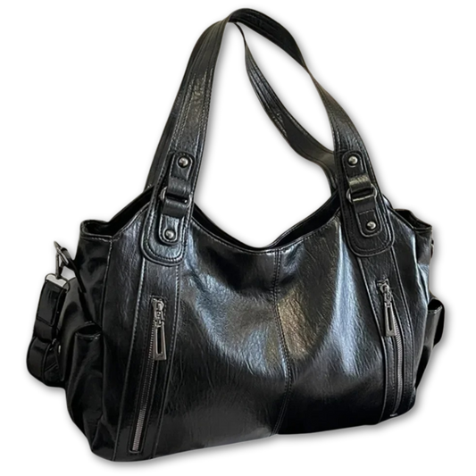 Sac porté épaule noir — Bélarice Obscura