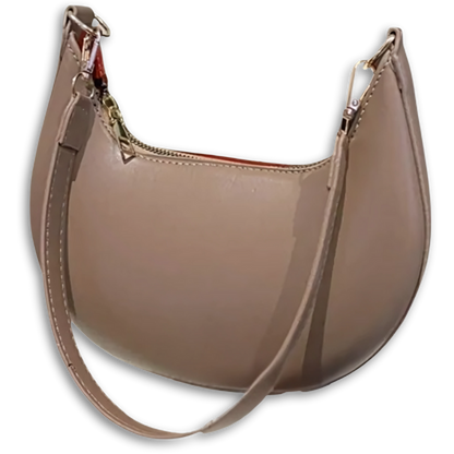 Sac demi-lune beige — Bélarice Amande