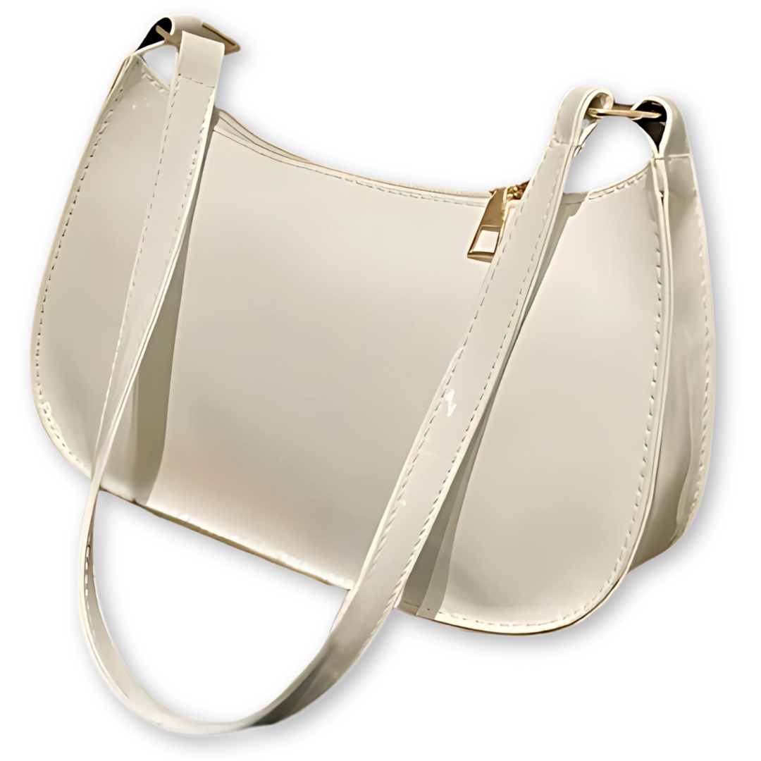 sac demi-lune blanc — Belarice Porcelaine