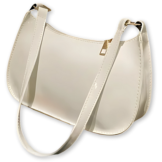 sac demi-lune blanc — Belarice Porcelaine