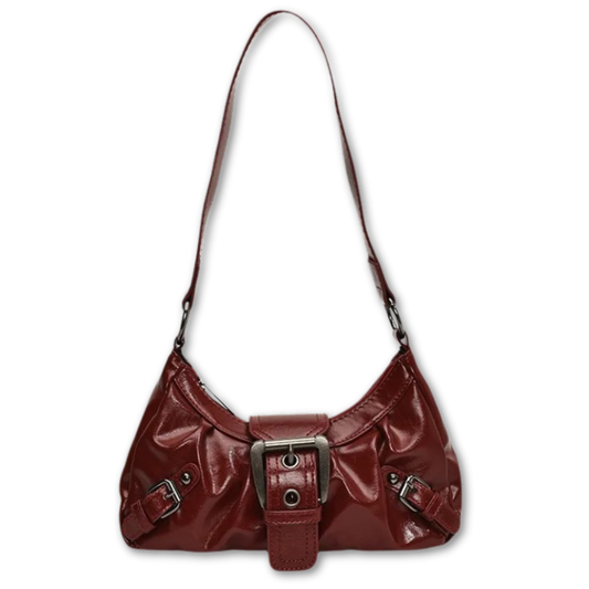 sac porté épaule bordeaux — Belarice Garance