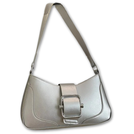 Sac porté épaule argent — Belarice Chrome