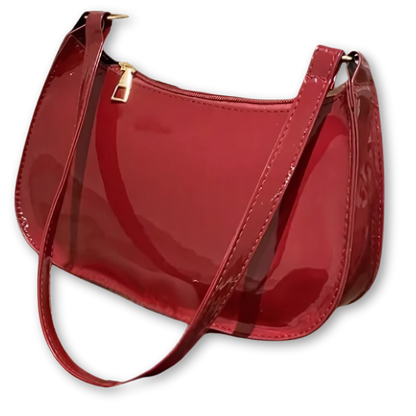 sac demi-lune rouge — Belarice Carmin