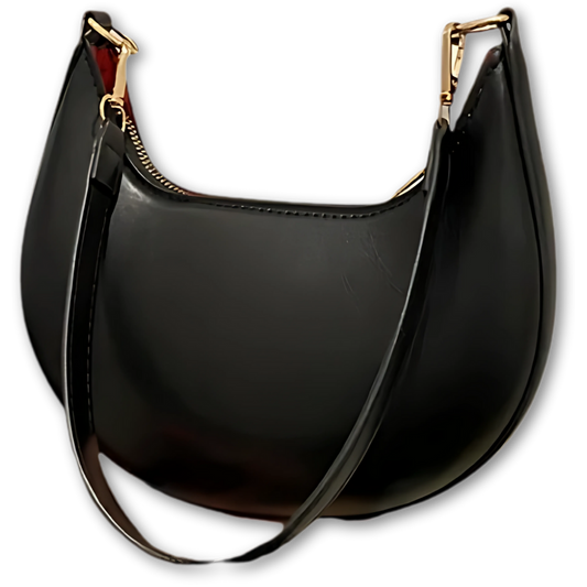 Sac demi-lune noir — Bélarice Zénith