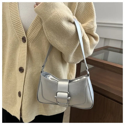 Sac porté épaule argent — Belarice Chrome
