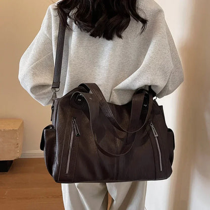 Sac porté épaule marron foncé — Bélarice Ombre