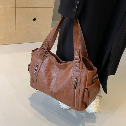 Sac porté épaule marron — Bélarice Aubier