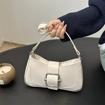 Sac porté épaule beige clair — Belarice Nacre