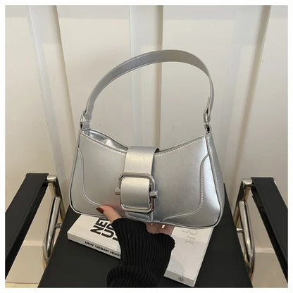 Sac porté épaule argent — Belarice Chrome