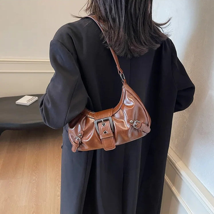 sac porté épaule marron — Belarice Soline