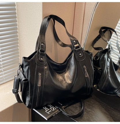 Sac porté épaule noir — Bélarice Obscura