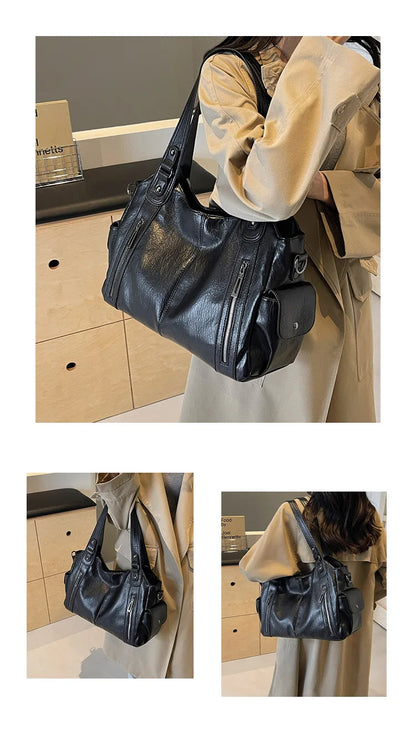 Sac porté épaule noir — Bélarice Obscura