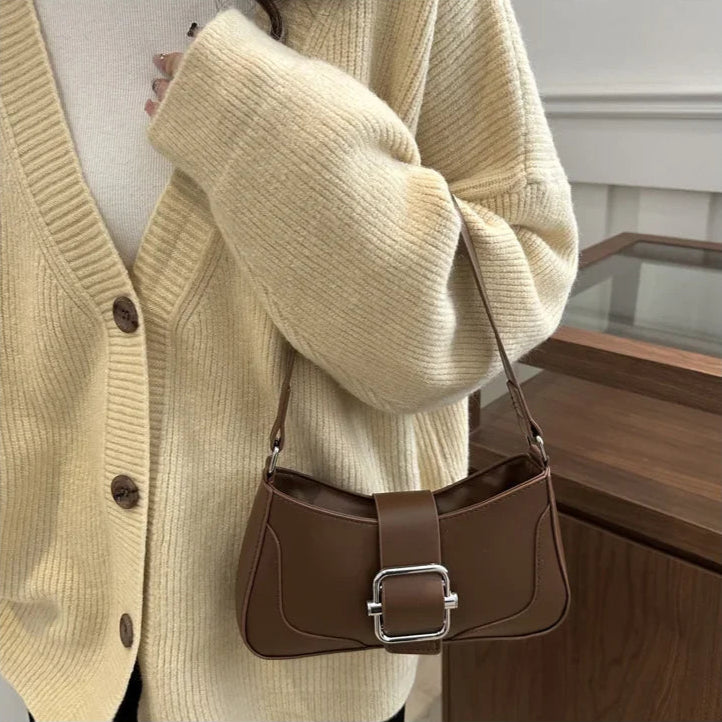 Sac porté épaule marron — Belarice Terra