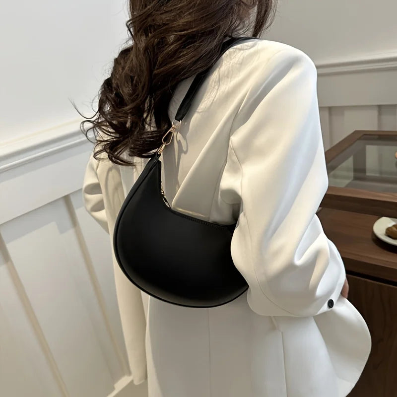 Sac demi-lune noir — Bélarice Zénith