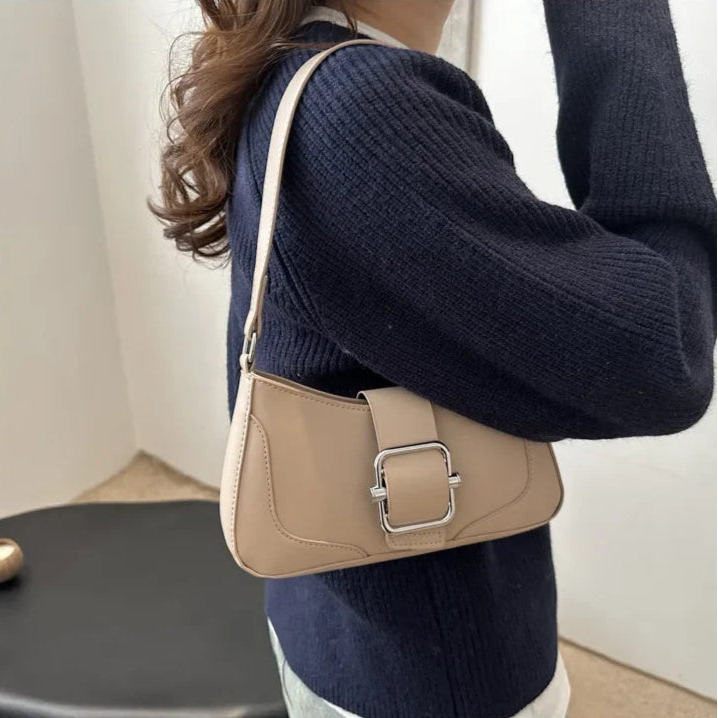 Sac porté épaule beige sable — Belarice Aria