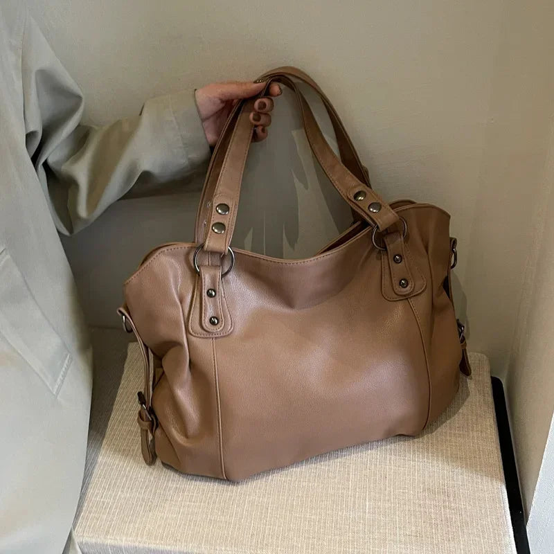 Sac porté épaule marron clair — Bélarice Dune