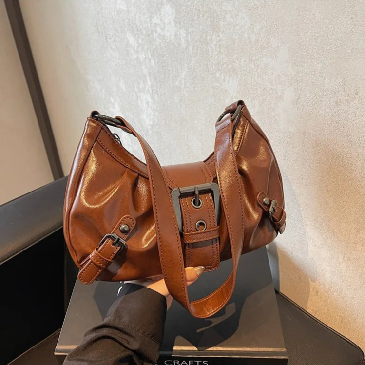 sac porté épaule marron — Belarice Soline