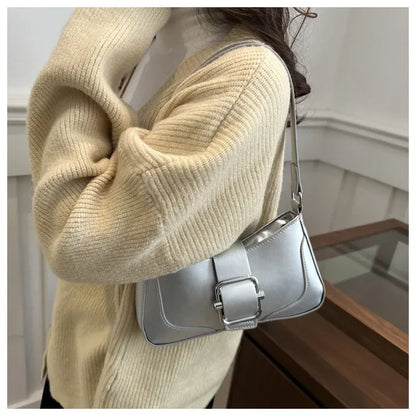 Sac porté épaule argent — Belarice Chrome